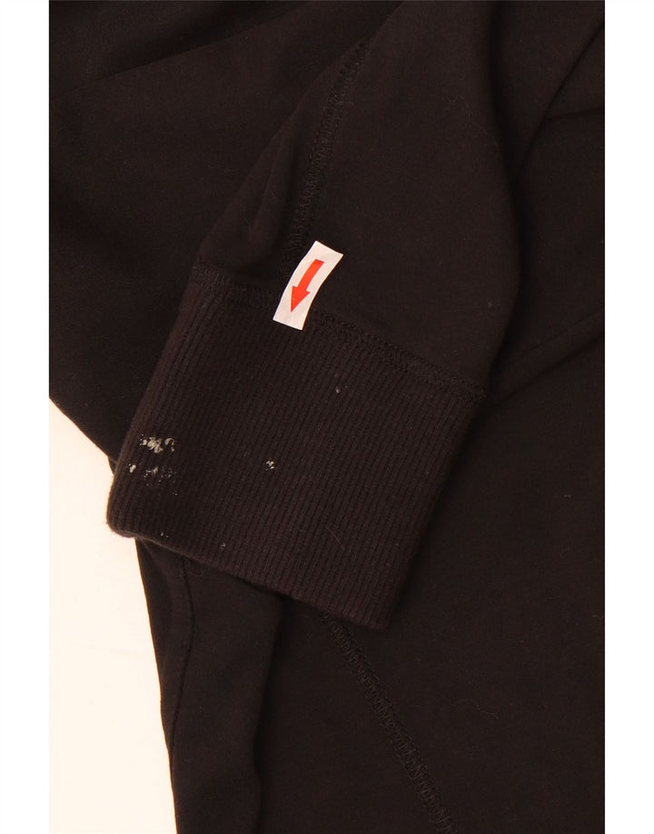 G-Star Womens Grafisk træningsdragt Topjakke UK 12 Medium Sort Bomuld