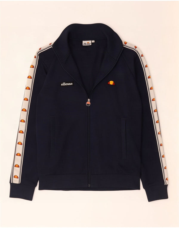 Ellesse Herre grafisk træningsdragt Topjakke Medium Navy Blue Colourblock