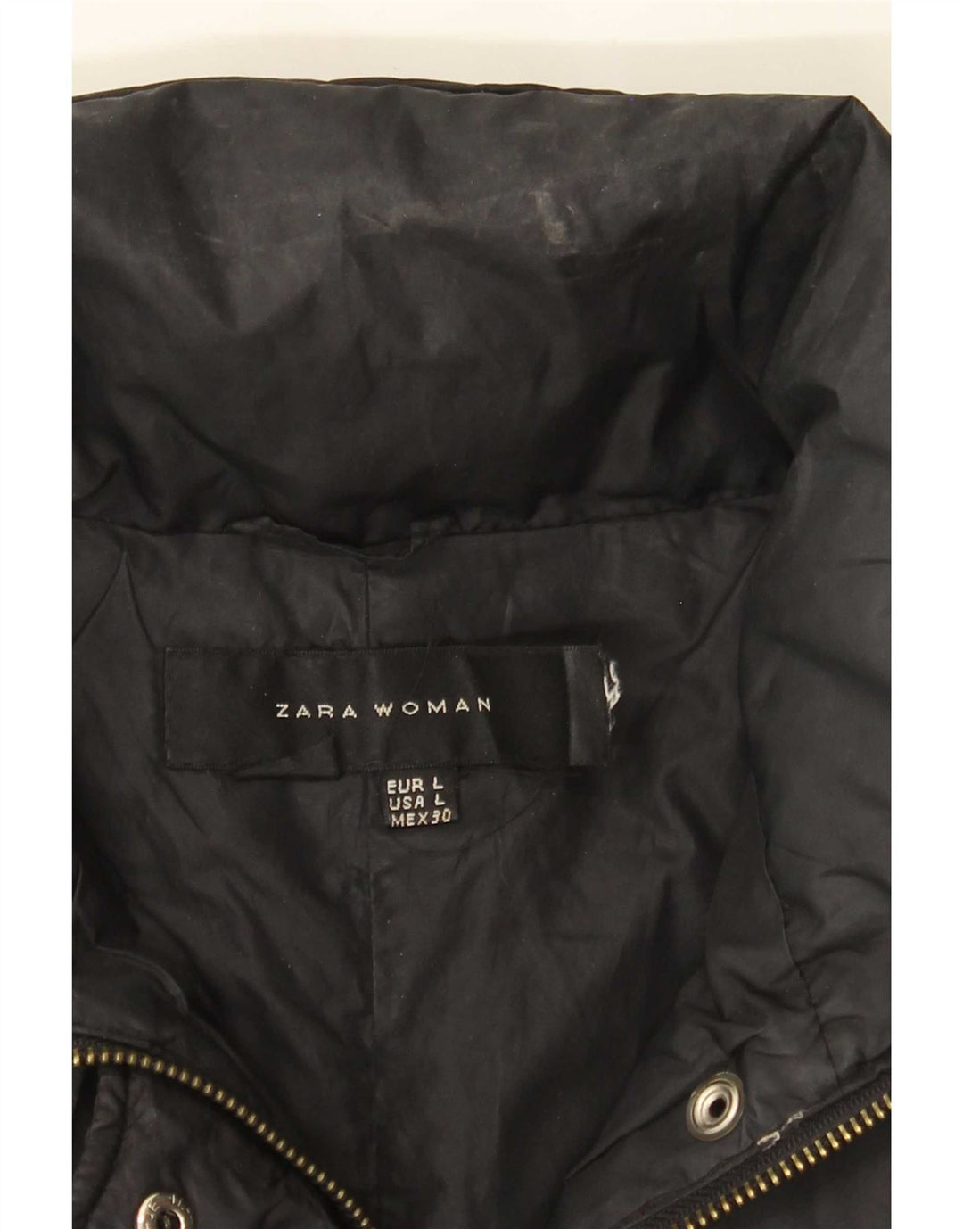 Zara Dame Polstret Jakke UK 14 Large Sort
