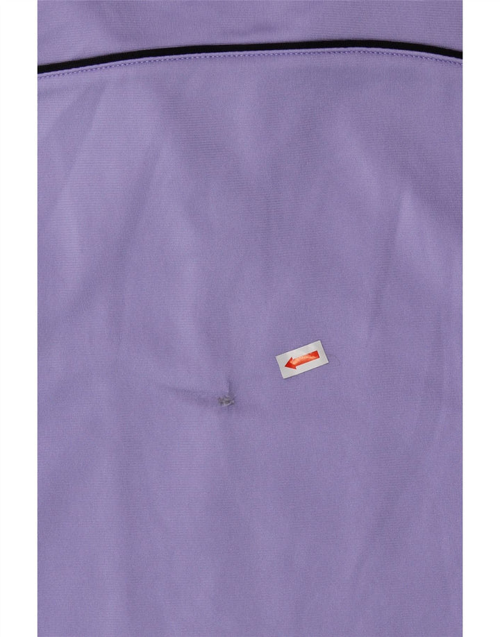 ADIDAS træningsdragt topjakke til kvinder UK 14 Medium Lilla Polyester