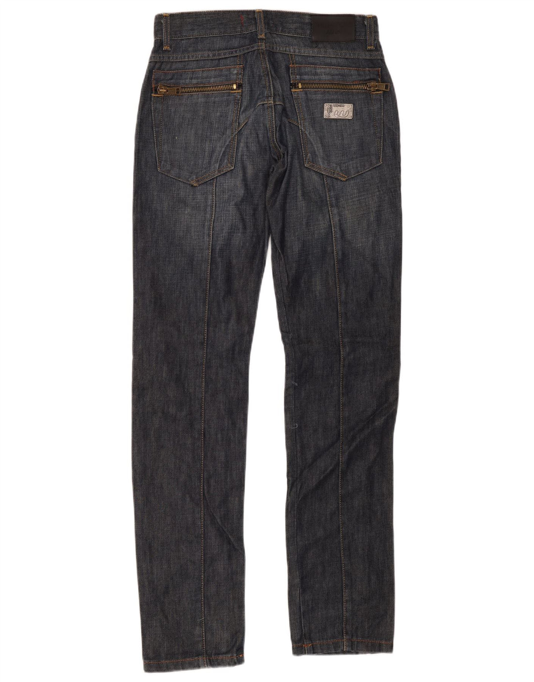 Wampum Slim Jeans til mænd W30 L34 Marineblå bomuld