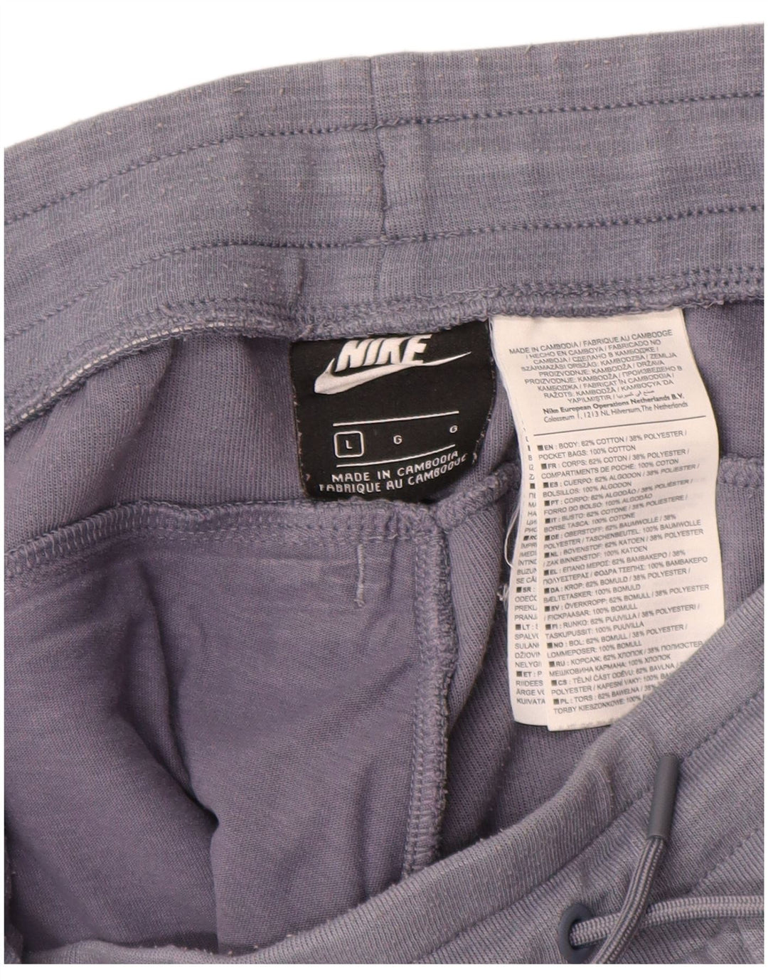 Nike Sportsshorts til mænd store lilla flækkede bomuld