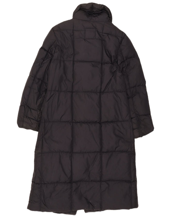 Sergio Tacchini Dame Polstret Frakke UK 14 Medium Sort Nylon