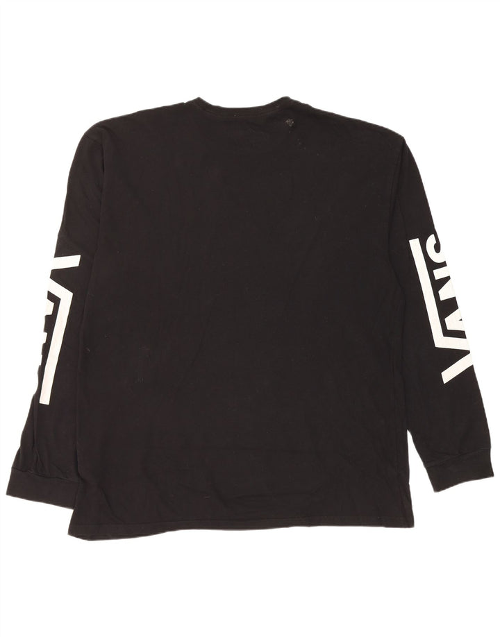Vans Herre Grafisk Top Langærmet XL Sort Bomuld