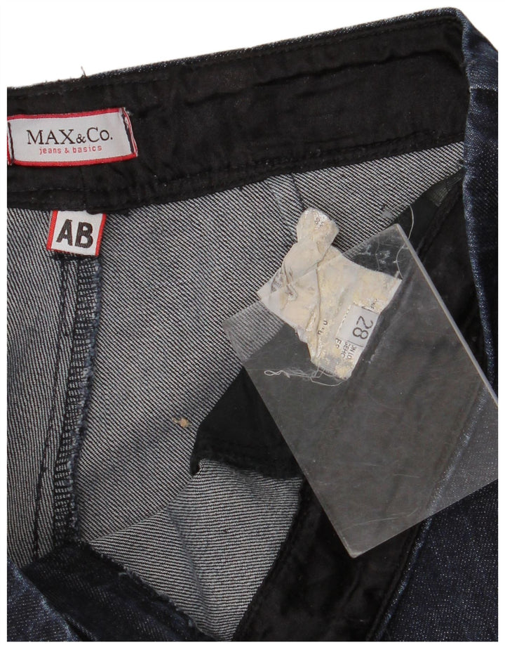 Max & Co. Jeans med brede ben til kvinder W28 L28 Marineblå