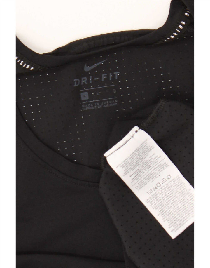 Nike Herre Dri Fit Grafisk Vest Top Stor Sort Polyester