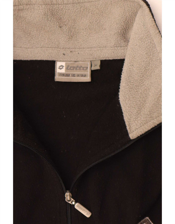Lotto Herre lynlås hals Fleece Jumper Medium Sort