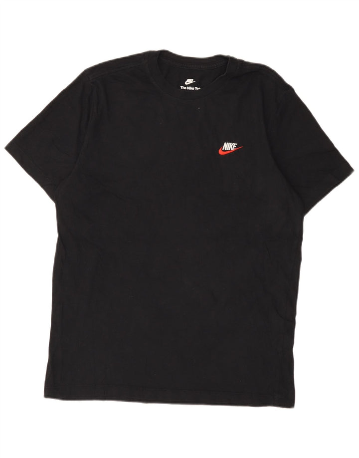 Nike T-shirt top mellem sort bomuld til mænd
