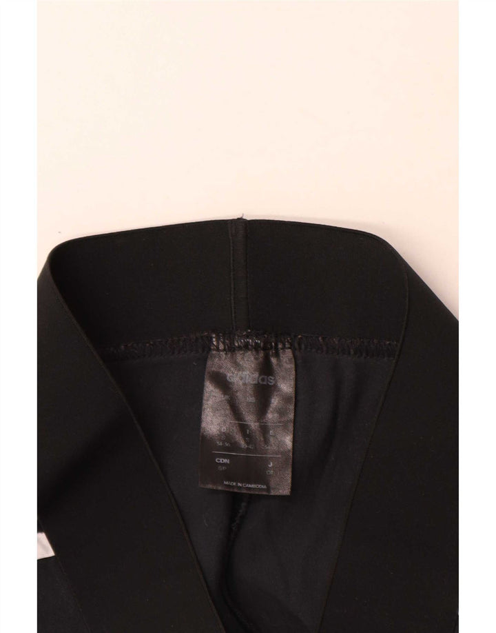 Adidas Dame Leggings UK 8/10 Small Black Bomuld