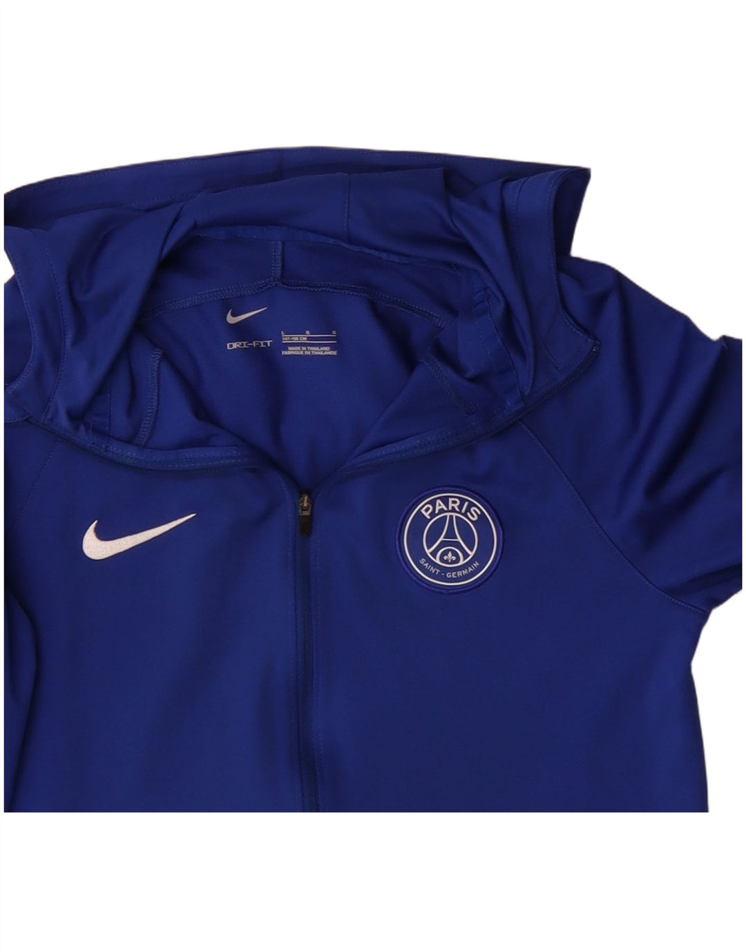 Nike Boys Paris Saint- Germain Hættetrøje med lynlås 12-13 år Stor Blå