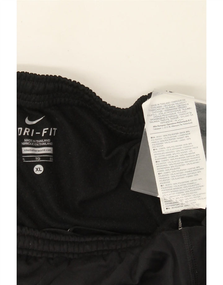Nike Herre Dri Fit træningsdragt Bukser Joggers XL Sort Polyester