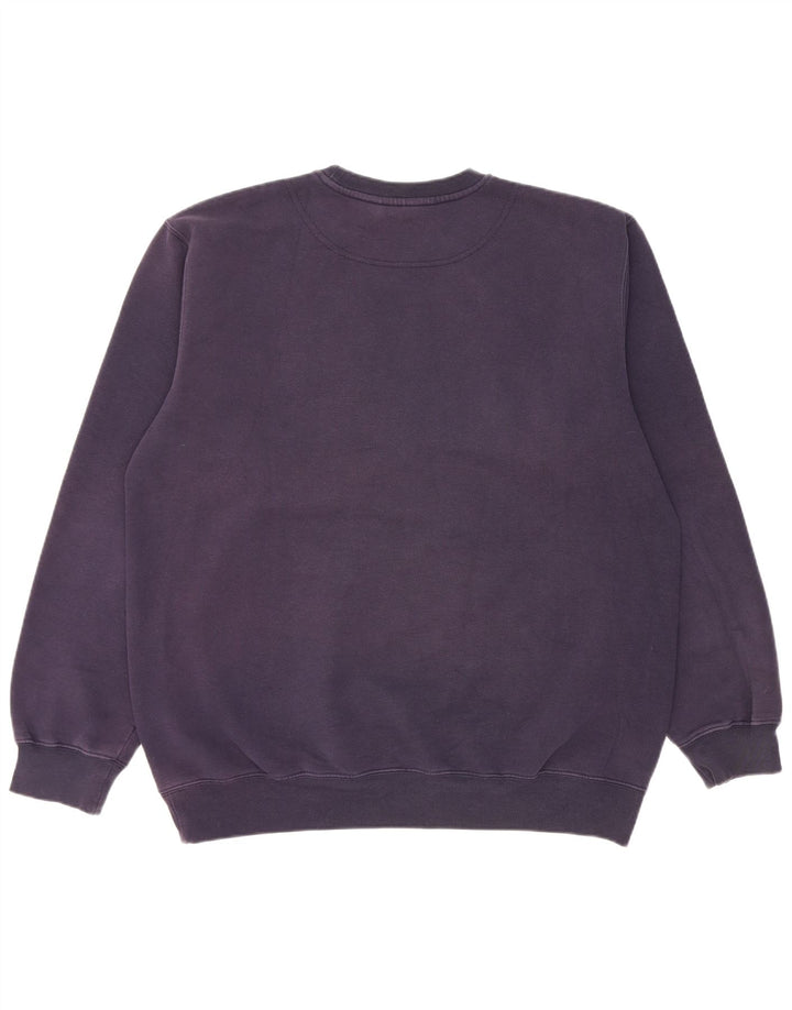 Puma Herre Grafisk Sweatshirt Jumper Large Marineblå