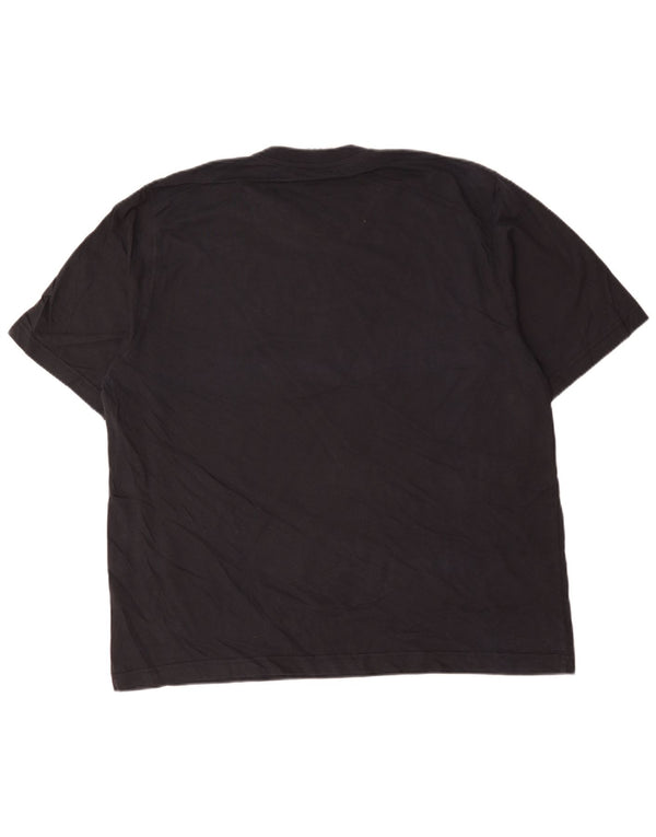 Adidas herre T-shirt top 2XL marineblå bomuld