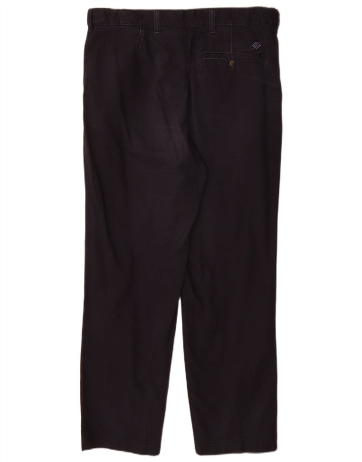 Marks & Spencer Herre Regular Chino Bukser W36 L31 Marineblå Bomuld