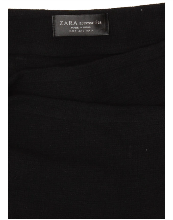 Zara Womens Knit Wrap Nederdel Small W26 Black