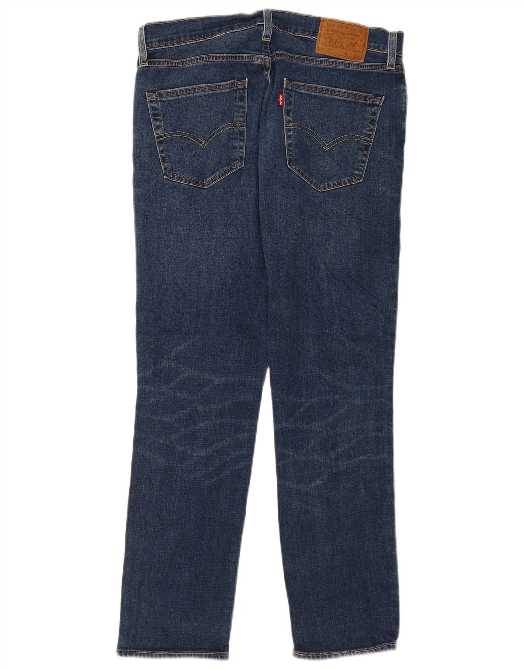Levi's Herre 511 Slim Jeans W32 L30 Blå Bomuld