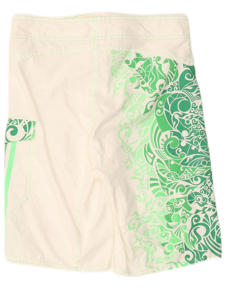 ADIDAS Badeshorts til mænd XS Hvid Paisley Polyester