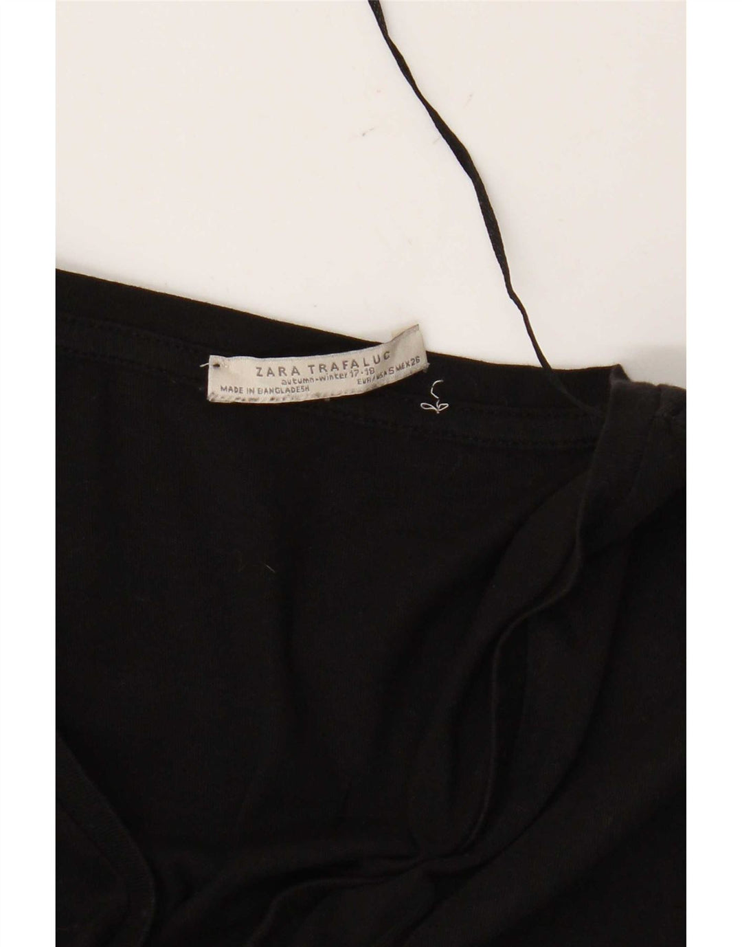 Zara Dame Trafaluc Oversized Top 3/4 ærme UK 10 Lille Sort