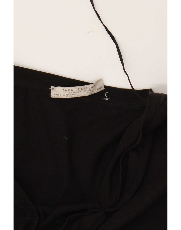 Zara Dame Trafaluc Oversized Top 3/4 ærme UK 10 Lille Sort
