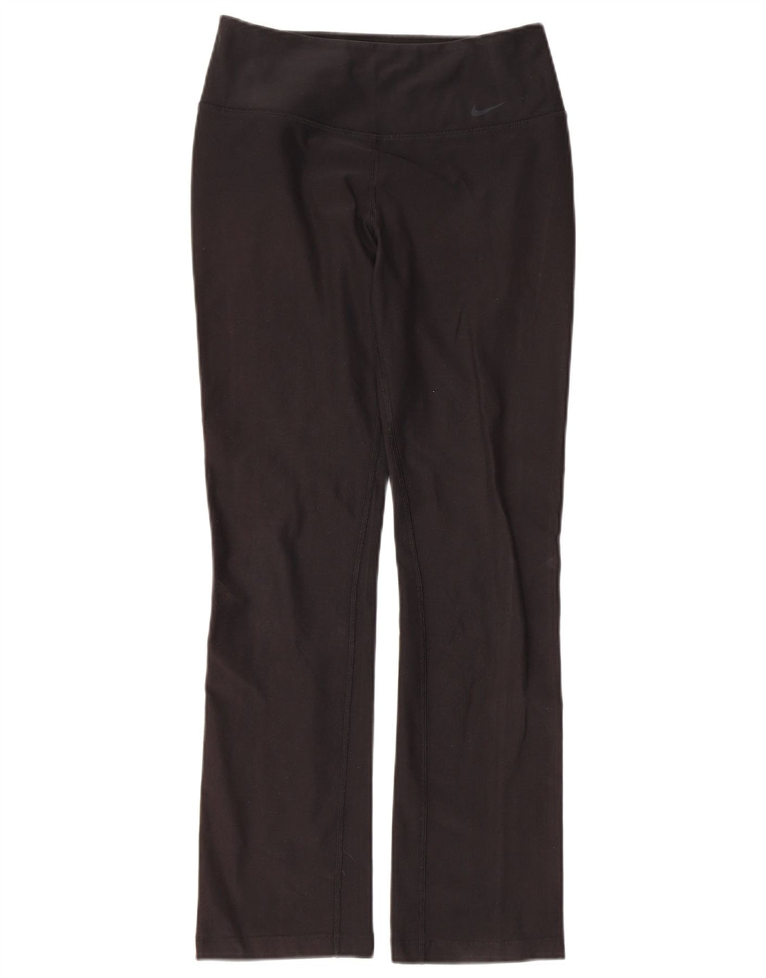 Nike Dame Dri Fit Leggings UK 10 Small Black Polyester