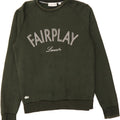 LACOSTE Mens Graphic Sweatshirt Jumper Size 2 XS Green Cotton Vintage Lacoste and Second-Hand Lacoste from Messina Hembry 