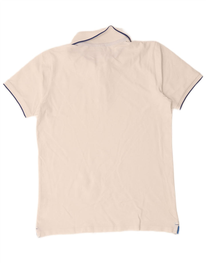 North Sails Herre Slim Fit Polo Shirt Lille Hvid Bomuld