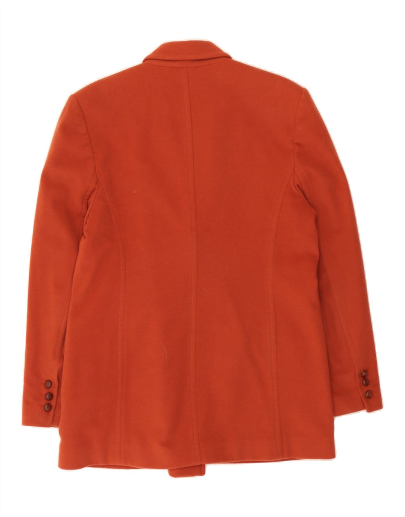 MONDI Womens Double Breasted Blazer Jacket EU 38 Medium Orange New Wool Vintage Mondi and Second-Hand Mondi from Messina Hembry 