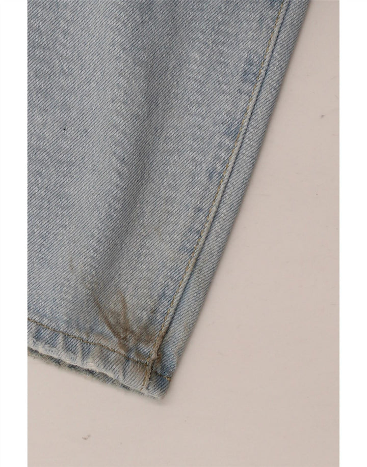 LEVI'S Dame 501 Straight Jeans W26 L32 Blå Bomuld