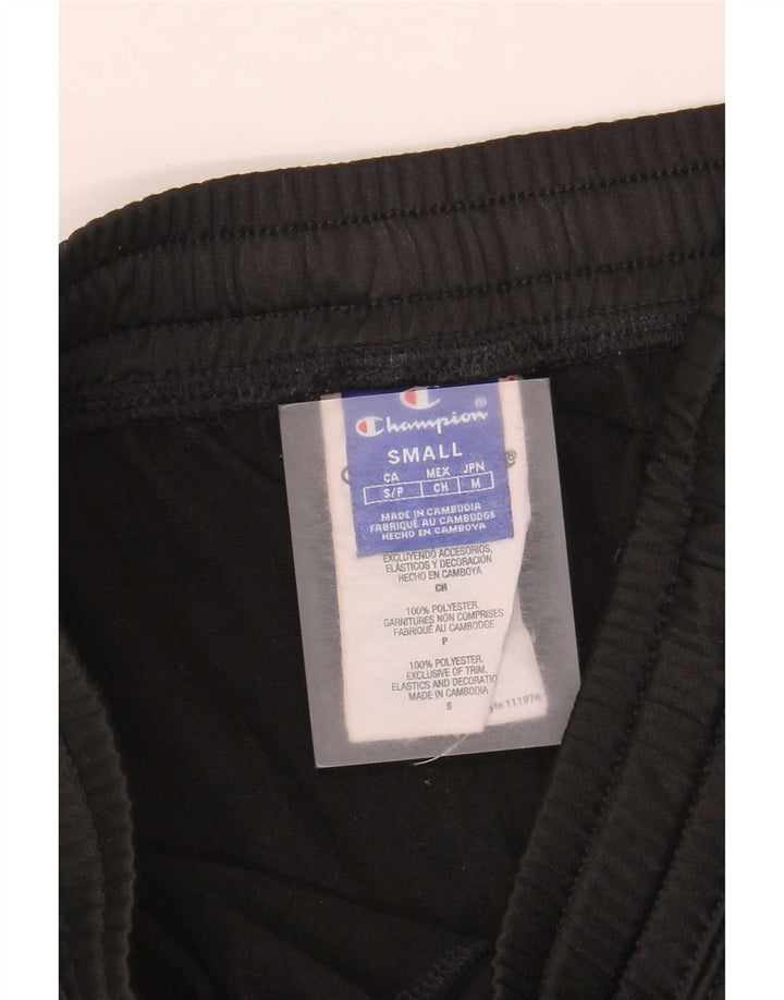 Champion Dame grafisk træningsdragt Bukser UK 10 Small Black Polyester