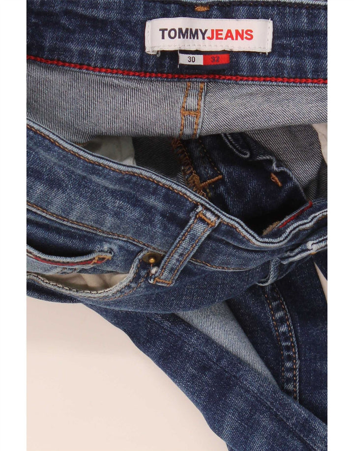 Tommy Hilfiger Herre Slim Jeans W30 L32 Marineblå