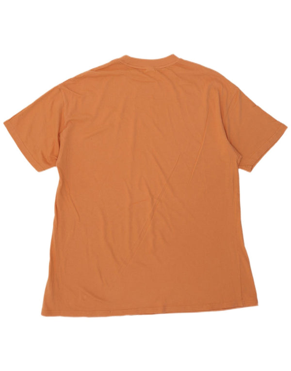Puma Herre Loose Fit T-Shirt Top Lille Orange Bomuld