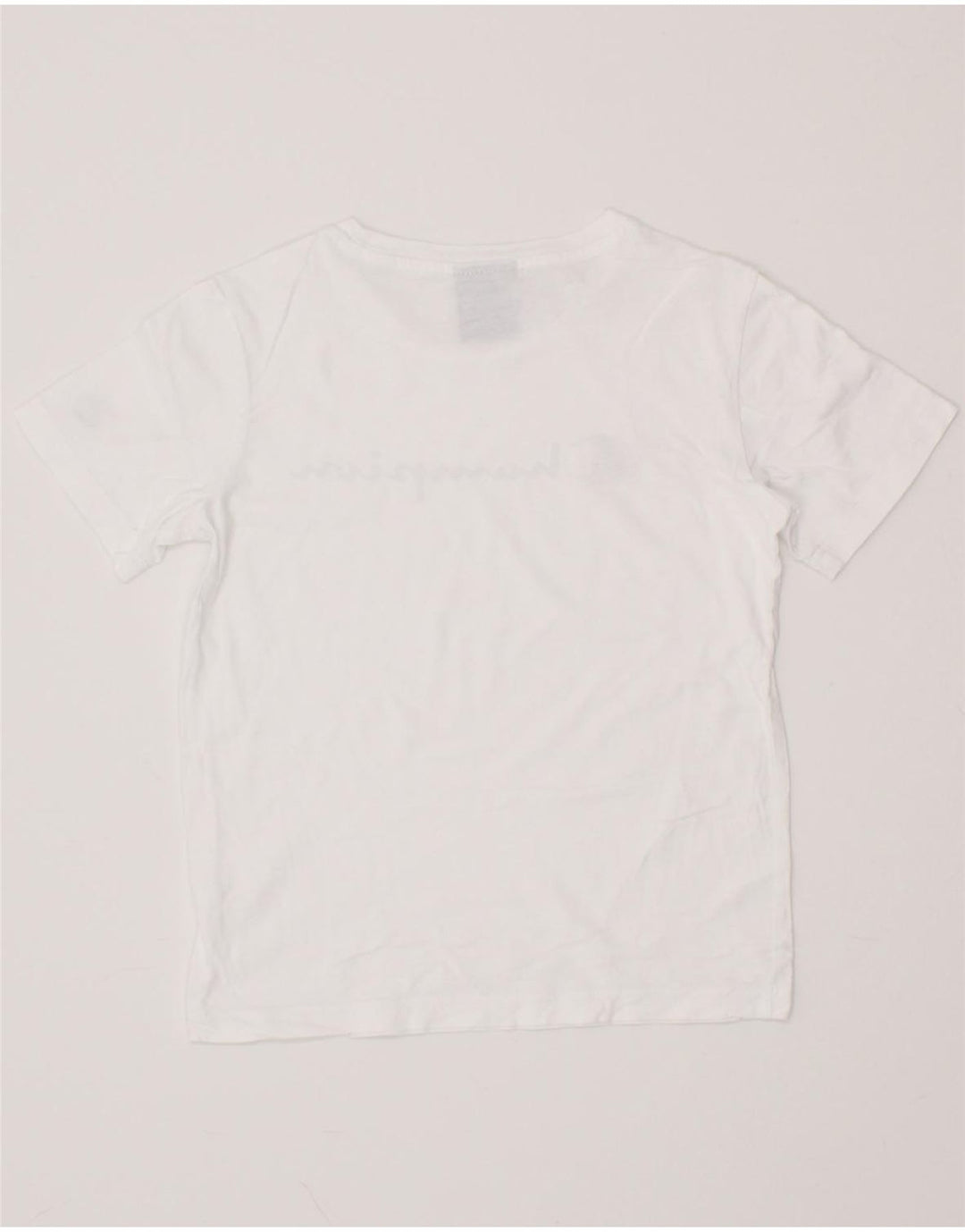 CHAMPION Boys Graphic T-Shirt Top 7-8 Years Small White Vintage Champion and Second-Hand Champion from Messina Hembry 