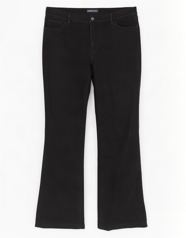 Cerruti 1881 Dame Bootcut Jeans W32 L29 Marineblå Bomuld