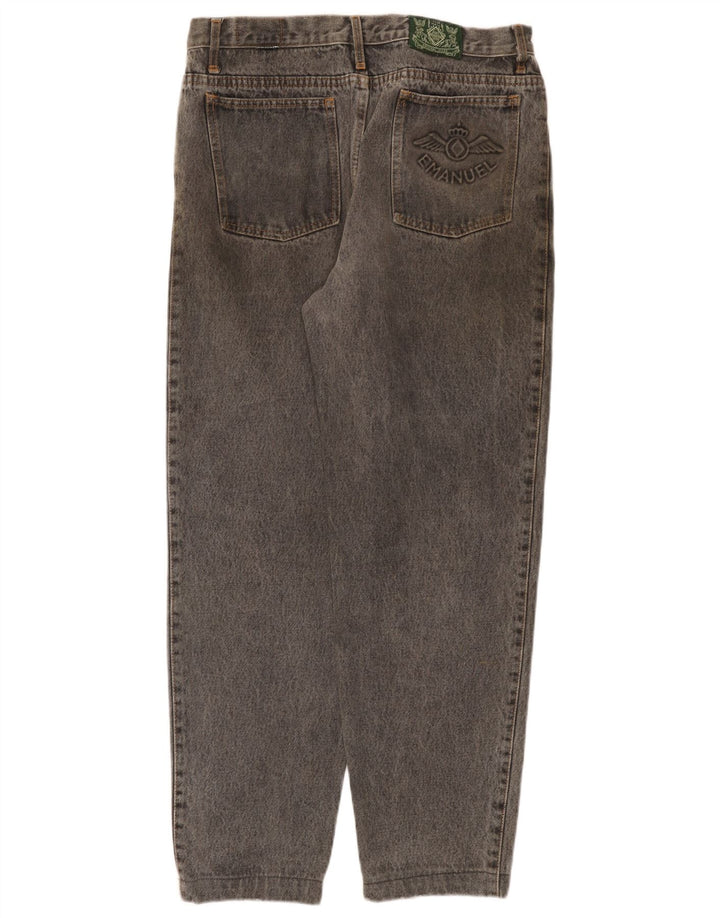 VINTAGE koniske jeans til kvinder W32 L30 Grå