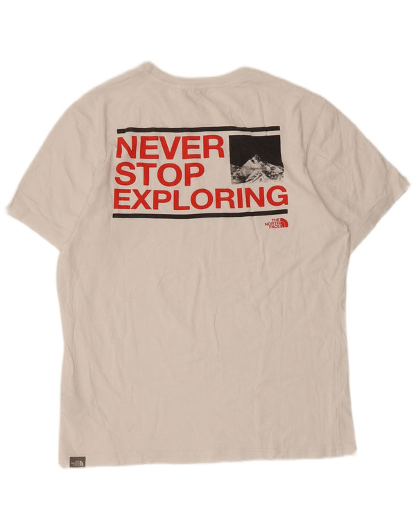 The North Face Herre grafisk T-shirt Top Lille hvid bomuld