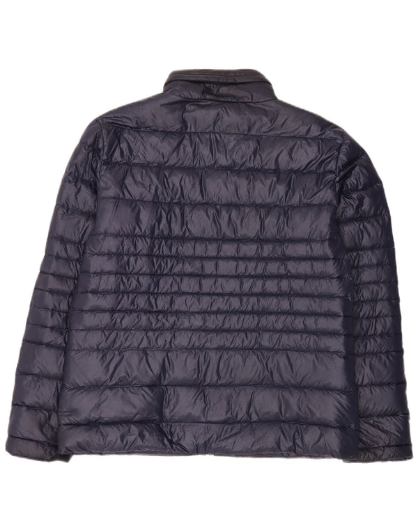 Besætningstøj Herre hættepolstret jakke UK 42 XL marineblå nylon