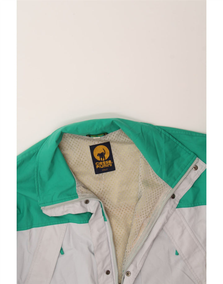 CIESSE PIUMINI Mens Rain Jacket IT 48 Medium Multicoloured Colourblock Vintage Ciesse Piumini and Second-Hand Ciesse Piumini from Messina Hembry 