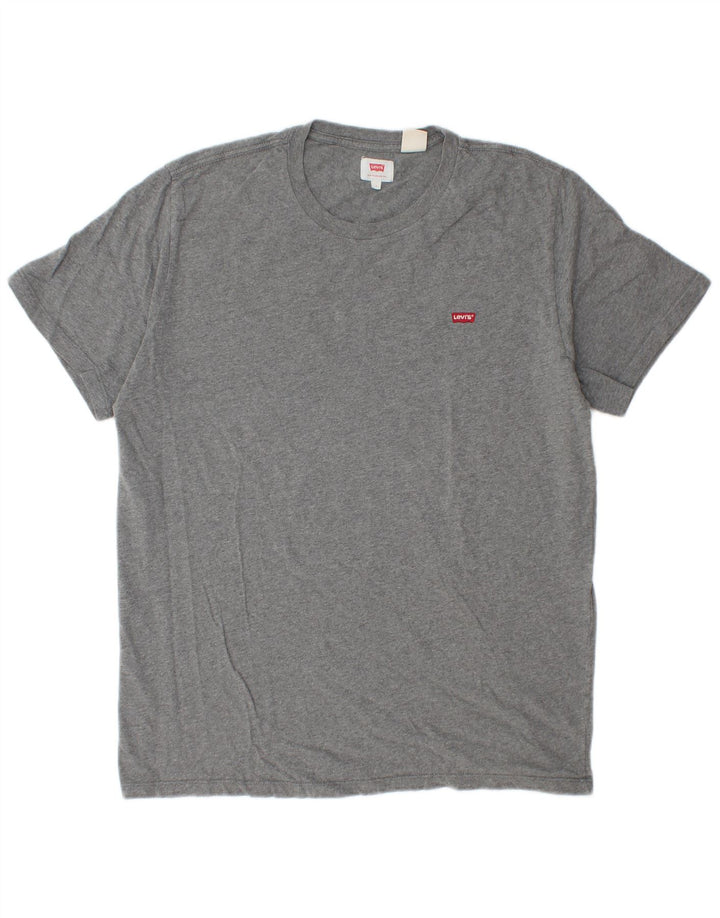 Levi's Herre T-Shirt Top Stor Grå Flecked