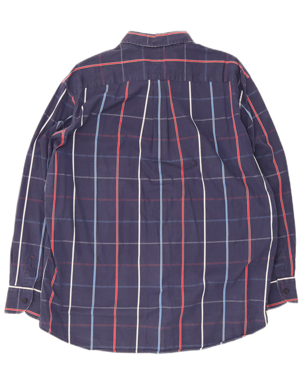 Harmont & Blaine Herre Regular Fit skjorte 2XL blå ternet