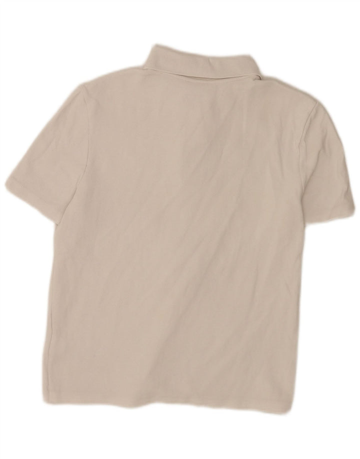 Lacoste Womens Regular Fit Polo Shirt Størrelse 40 Medium Hvid Bomuld