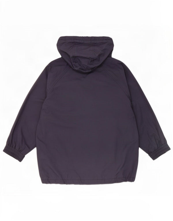 Armani Regnjakke med hætte til drenge 10-11 år XS Marineblå polyester
