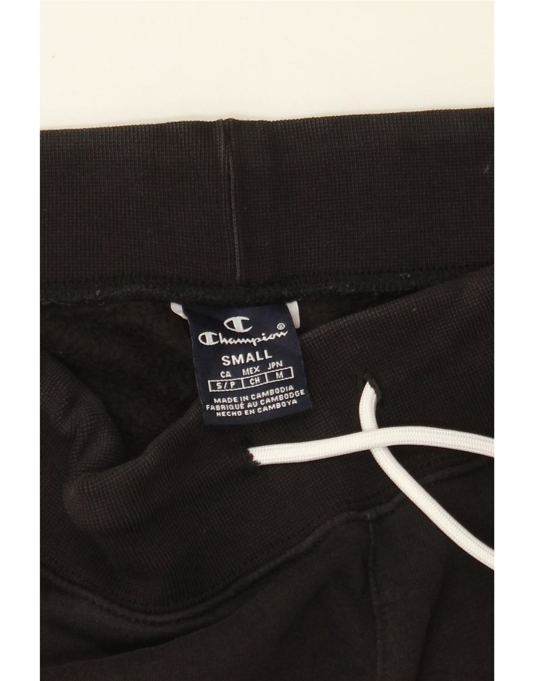 CHAMPION Herre grafisk træningsdragt Bukser Joggers Small Black Colourblock