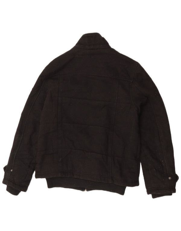 French Connection Herre Duffle Jacket UK 38 Medium Sort Uld