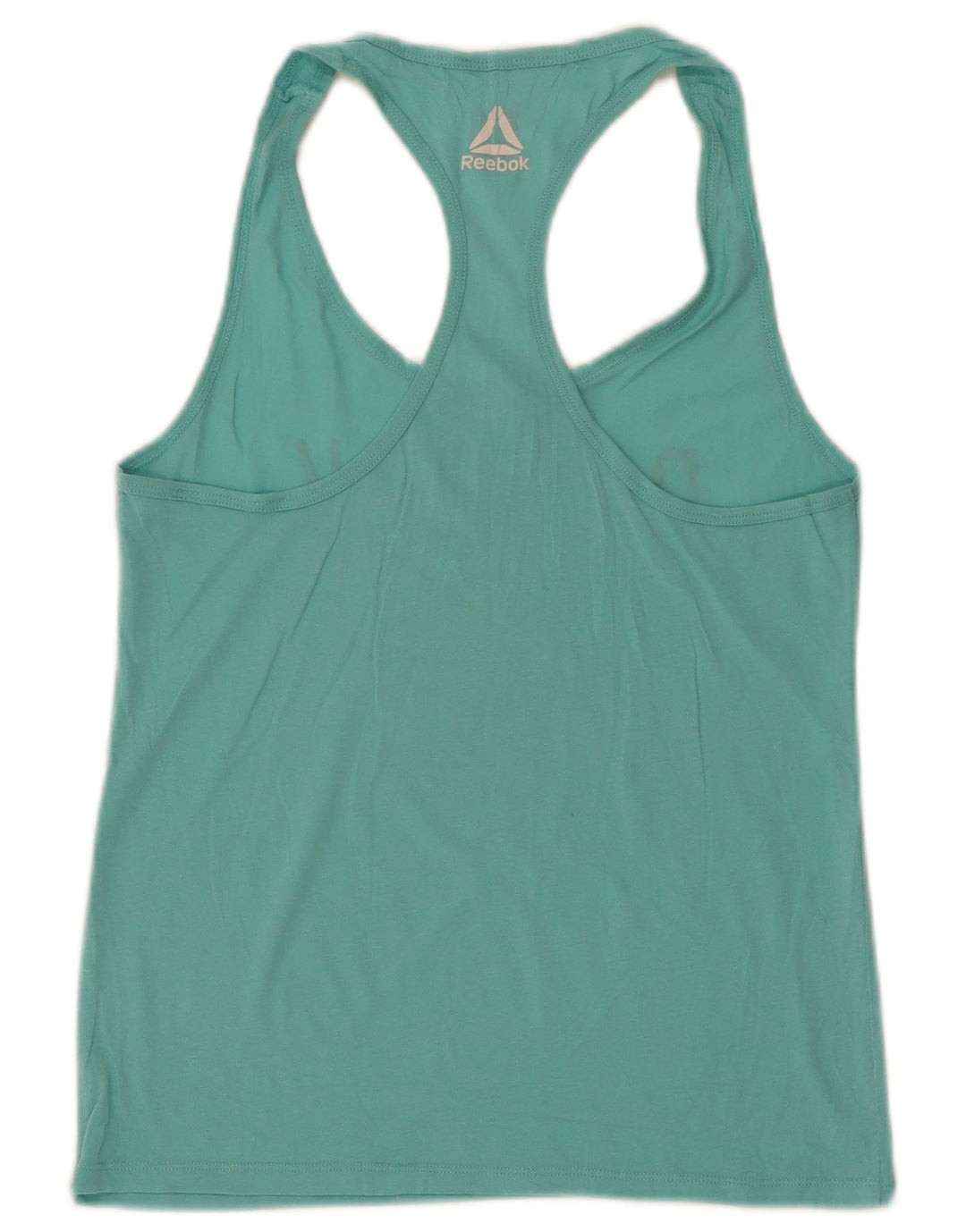 Reebok Dame Grafisk Vest Top UK 12/14 Medium Turkis