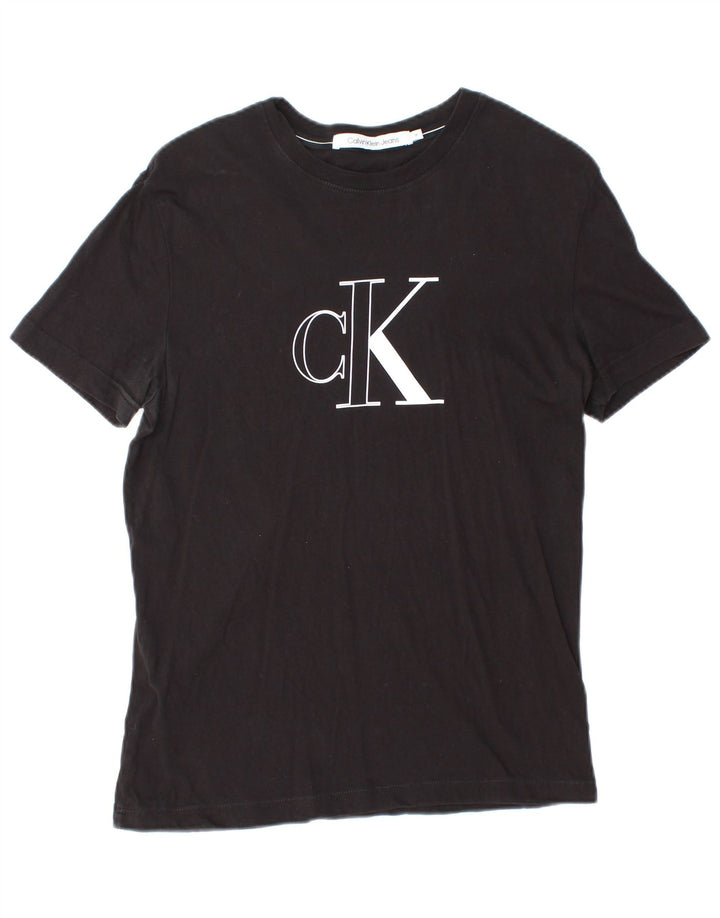 CALVIN KLEIN JEANS Grafisk T-shirt herre Top Medium Sort