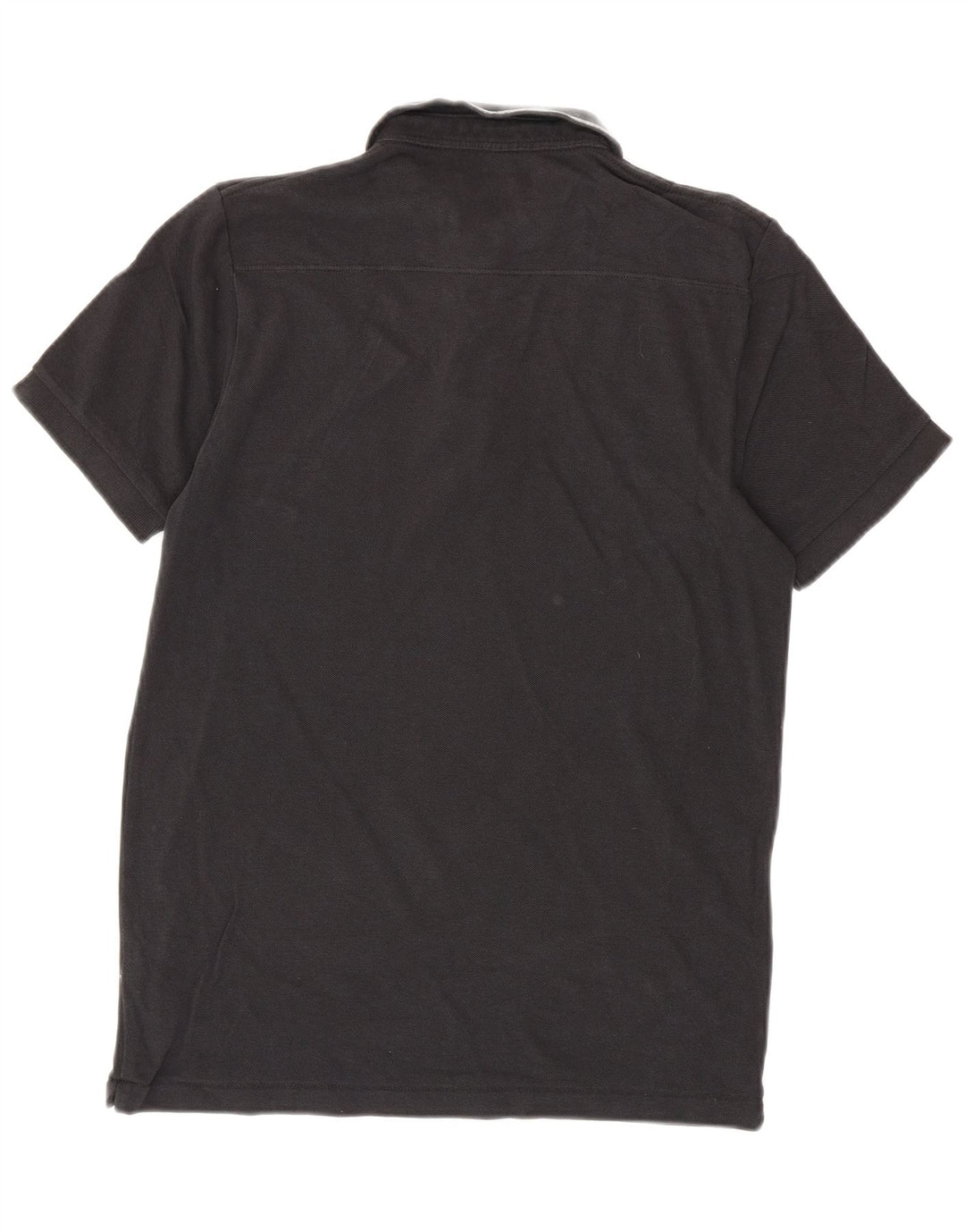FRENCH CONNECTION Mens Slim Fit Polo Shirt Medium Black Cotton