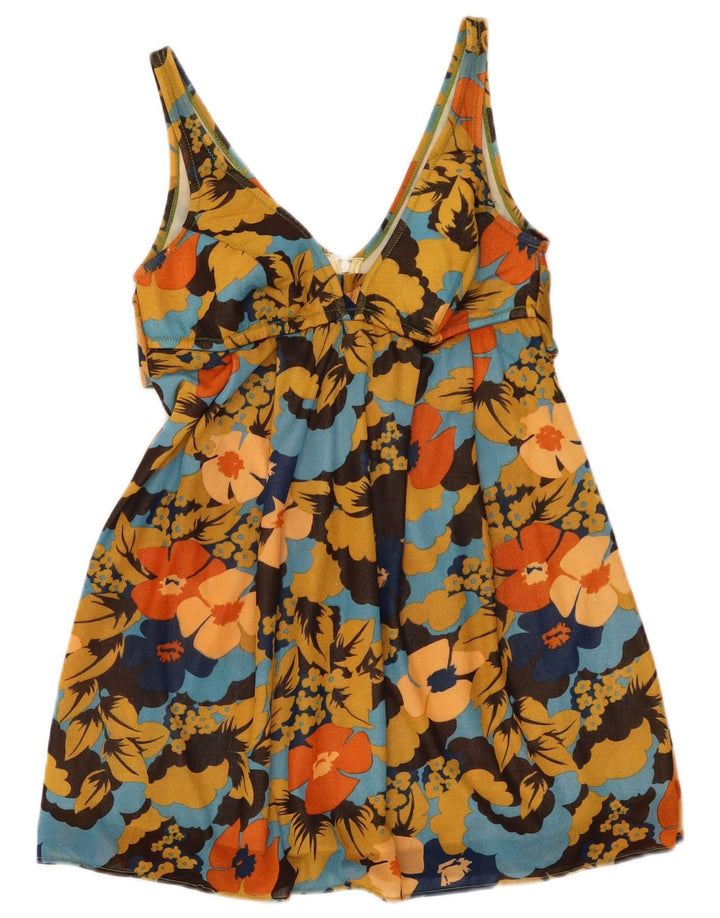 Vintage Dame Sundress UK 10 Small Multicolored Floral