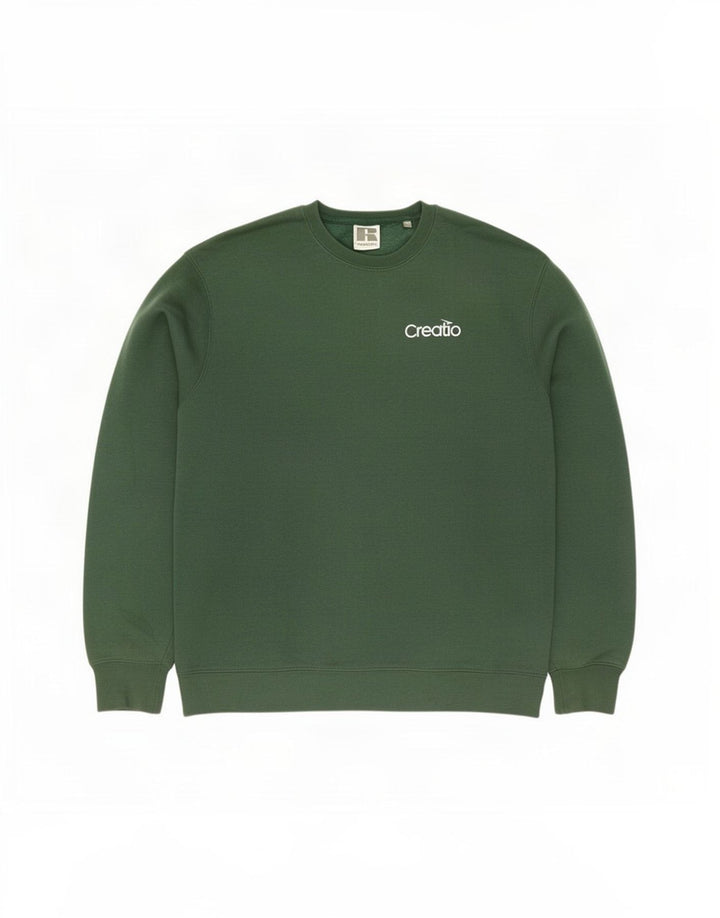 Russell Athletic Herre Sweatshirt Jumper Stor grøn bomuld