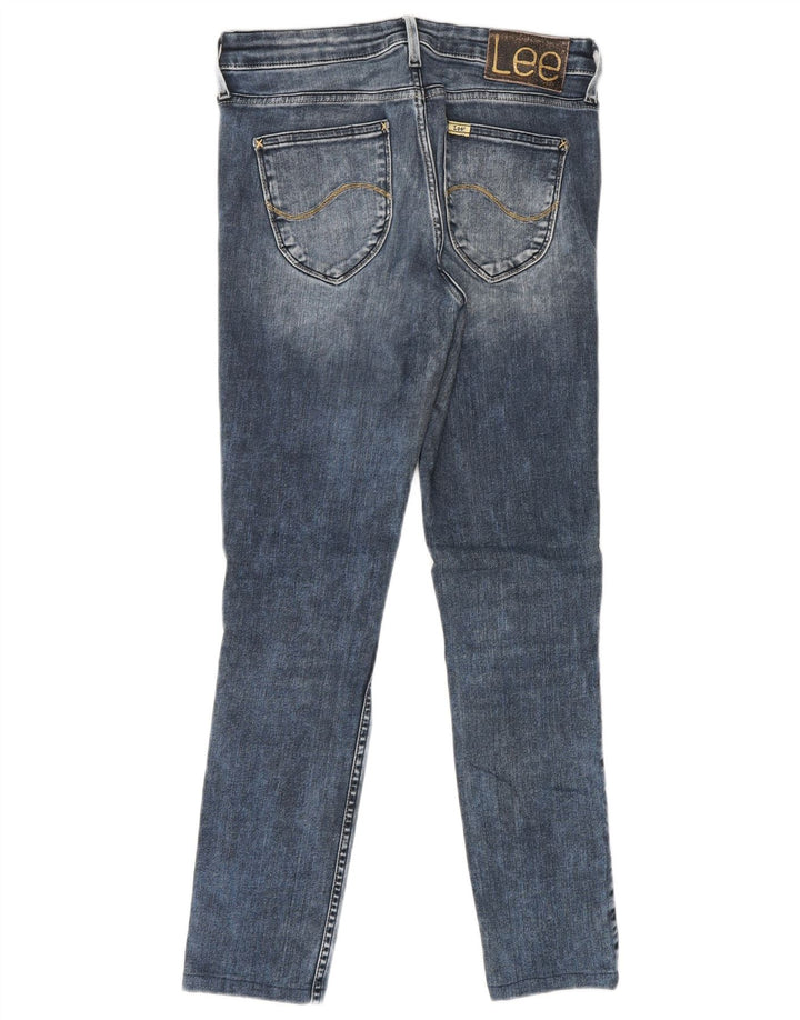 LEE Dame Skinny Jeans W27 L25 Blå Bomuld