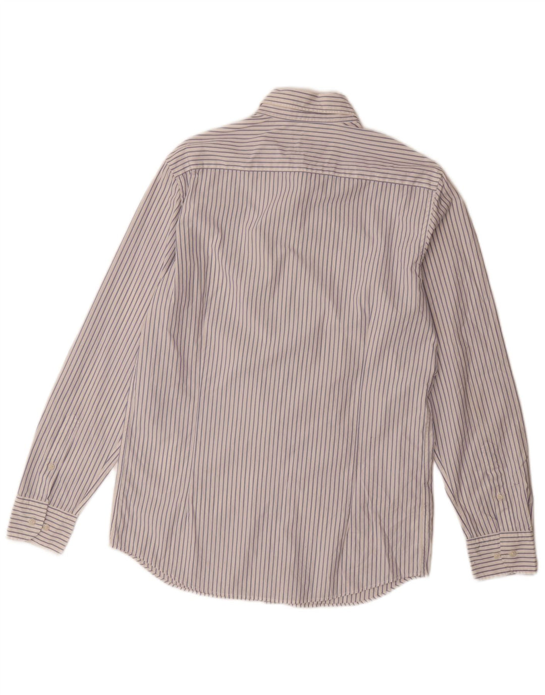 Massimo Dutti Herreskjorte Medium White Pinstripe Bomuld